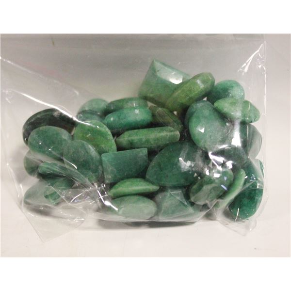 325CT MIXED LOT NATURAL GREEN EMERALD