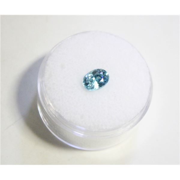 NATURAL 1.8CT BLUE ZIRCON GEMSTONE