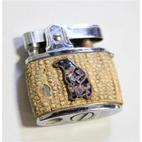 VINTAGE FIXLITE "BABY" SIZE LIGHTER WITH BEAR