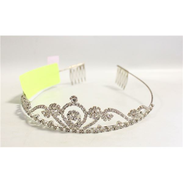 ESTATE RHINESTONE TIARA