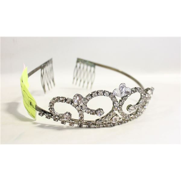 ESTATE RHINESTONE TIARA