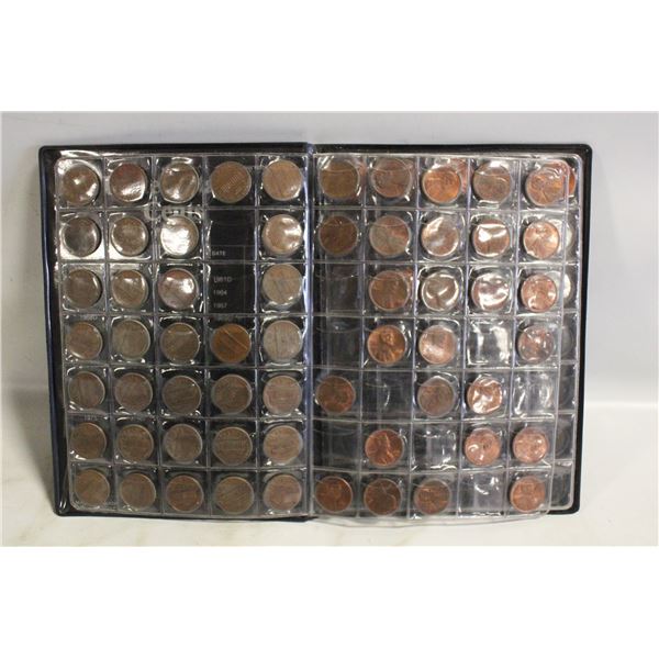 UNITED STATES ONE CENT COIN SET 50+COINS
