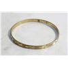 Image 1 : ESTATE CHILDRENS BANGLE GOLD PLATED 2" DIAMETER
