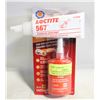 Image 1 : LOCTITE 567 THREAD SEALANT & THREADLOCKER ORANGE