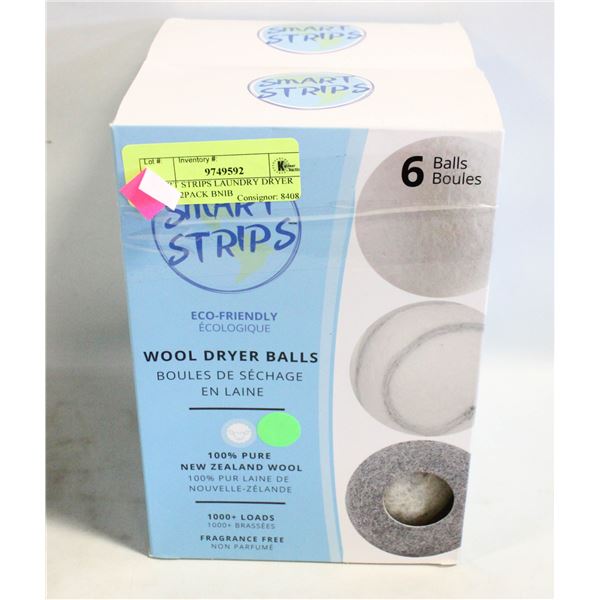 SMART STRIPS LAUNDRY DRYER BALLS 2PACK BNIB