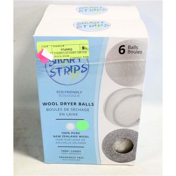 SMART STRIPS LAUNDRY DRYER BALLS 2PACK BNIB