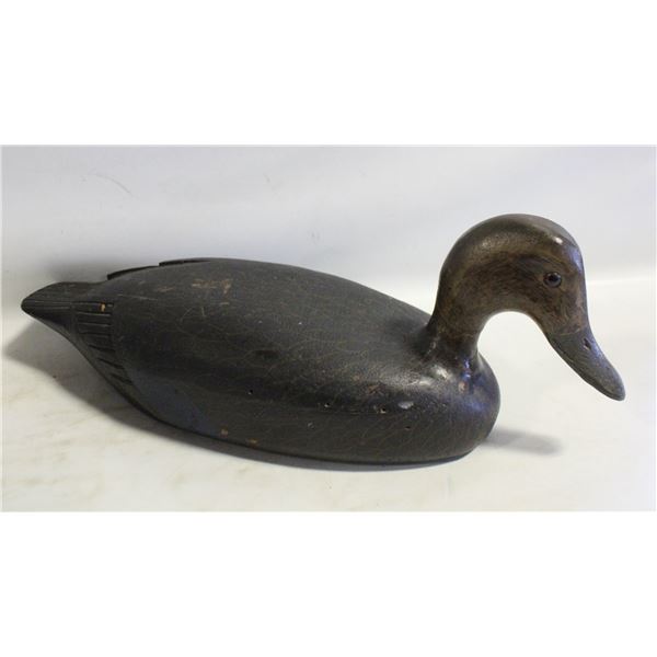ANTIQUE QUEBEC BLACK WOOD DUCK