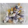 Image 1 : 7 VINTAGE DONALD + DAISY DUCKS PVC + PLUSH IN