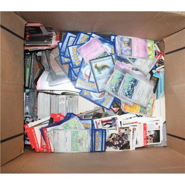 LARGE BOX MISC CARDS, WITH POKEMON &