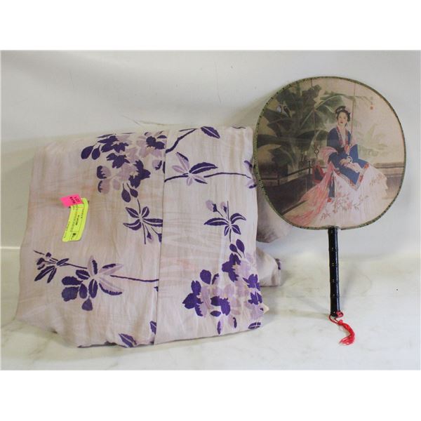 VINTAGE COTTON AND SILK KIMONO