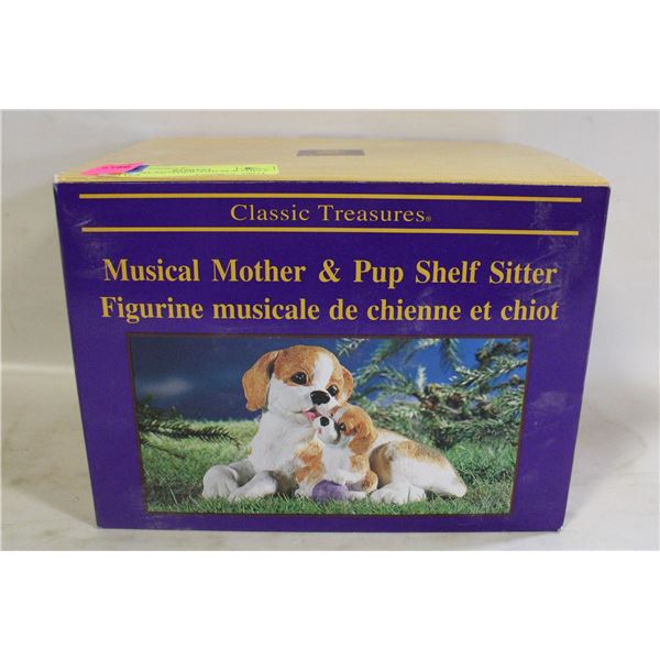 MUSICAL MOTHER AND PUP SHELF SITTER