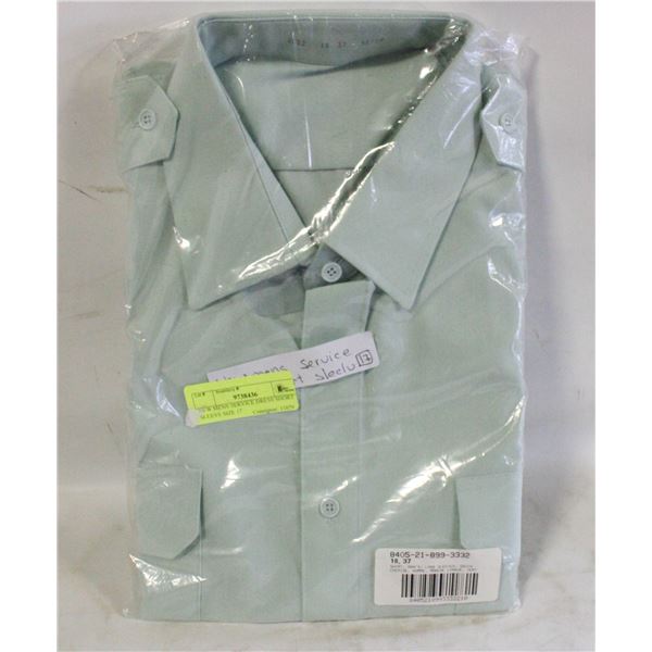 NEW MENS SERVICE DRESS SHORT SLEEVE SIZE 17