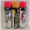 Image 1 : 3 CANS INVERTED MARKING SPRAY PAINT
