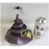 Image 1 : PURPLE WITCH HAT METAL CANDLE HOLDER