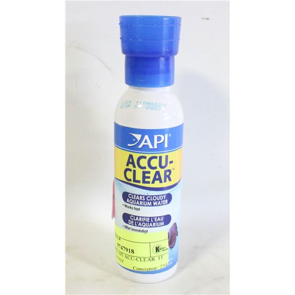 NEW SEALED API ACC-CLEAR  IT CLEANS CLOUDY