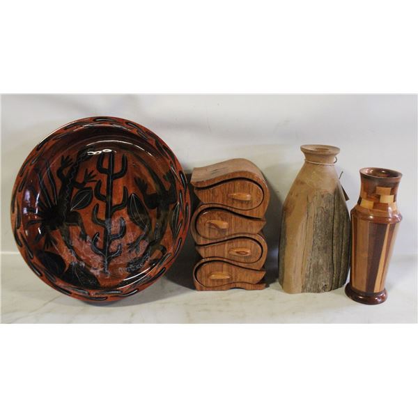 ESTATE CUSTOM WOOD PCS INCLUDING TRINKET STORAGE