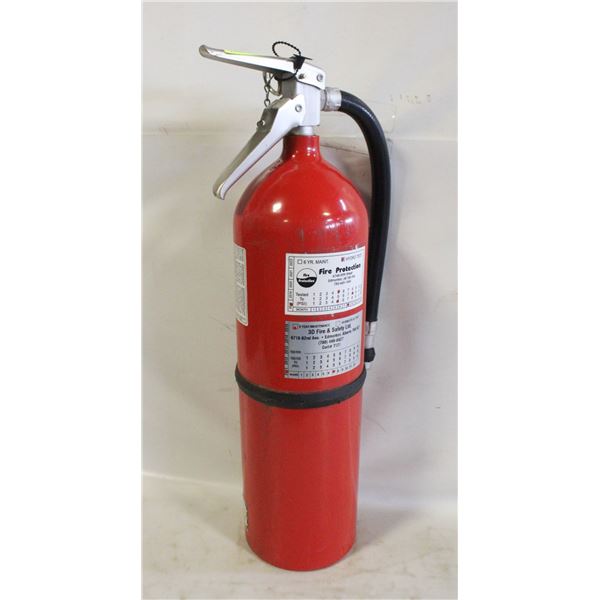FULLY CHARGED 10 LB FIRE EXTINGUISHER