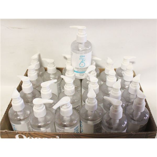 NEW 24 INSTANT HAND SANITIZER-PUMP 237MLS BOTTLES