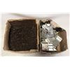 Image 1 : BOX OF NAILS (RUSTY) AND BRACKETS