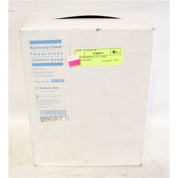 BOX KIMBERLEY CLARK DISPOSABLE