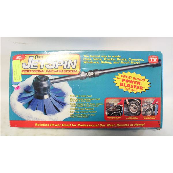 1JET SPIN CAR WASH SYSTEM