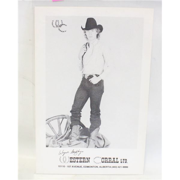 1981 GRETZKY WESTERN CORRAL PROMO PHOTO