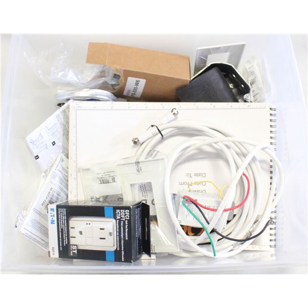 LOT OF CABLES SWITCHES AND MORE