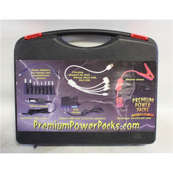 PREMIUM POWER PACK, CHARGING ADAPTERS FOR