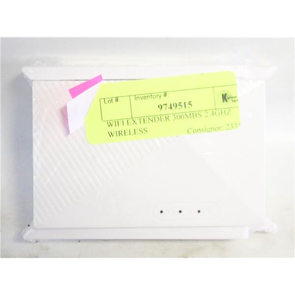 WIFI EXTENDER 300MBS 2.4GHZ WIRELESS