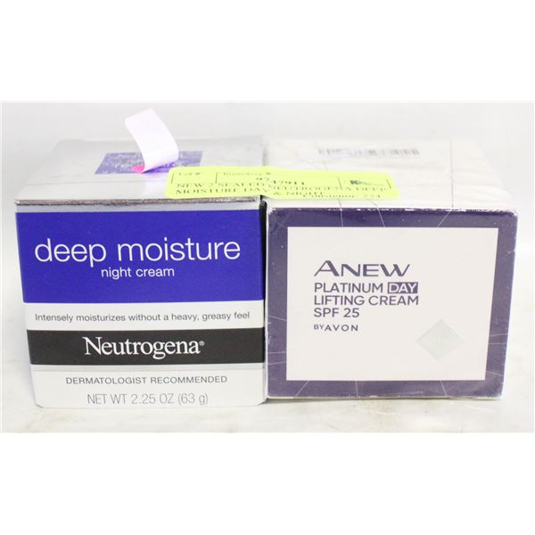 NEW 2 SEALED NEUTROGENA DEEP MOISTURE DAY & NIGHT