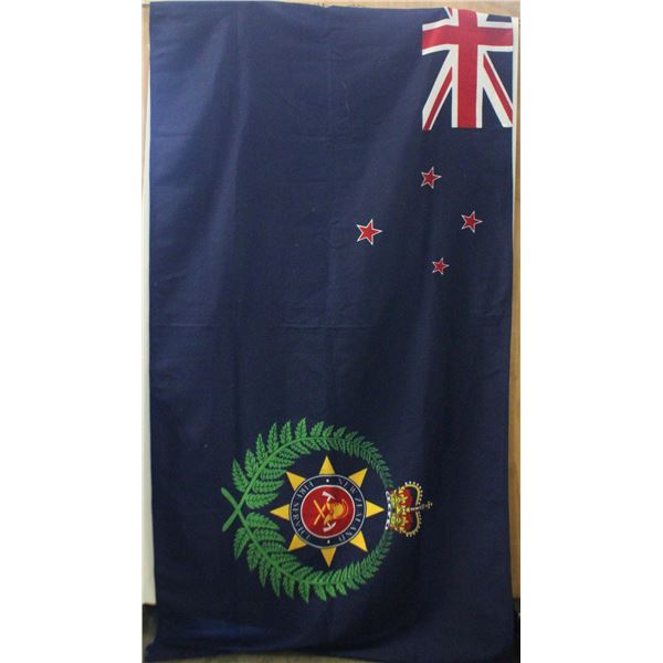 XL NEW ZEALAND FIRE SERVICE FLAG, 6FT X 3FT