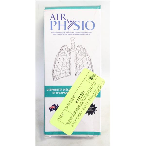 NEW AIR PHYSIO BREATHING EXERCISE DEVICE FOR LUNGS