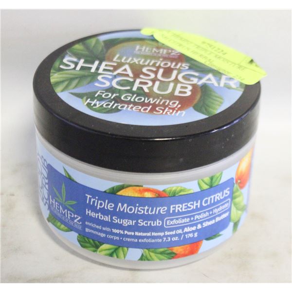 NEW HEMPZ TRIPLE MOISTURE FRESH CITRUS HERBAL