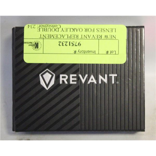 NEW REVANT REPLACEMENT LENSES FOR OAKLEY DOUBLE