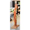 Image 1 : CUSTOM MADE BURL WOOD STANDING LAMP