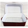Image 1 : XL RED KITCHEN AID ROASTER
