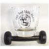 Image 1 : VINTAGE 1964 PRODARE CO. BARBELL GLASS