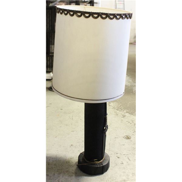 MARIAN COOPER DESIGNED LEATHER LINED LAMP