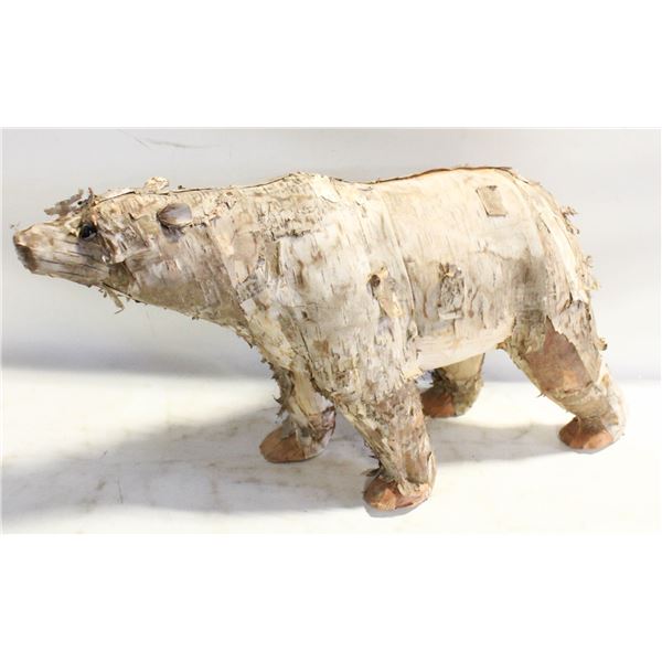 BIRCH BARK POLAR BEAR