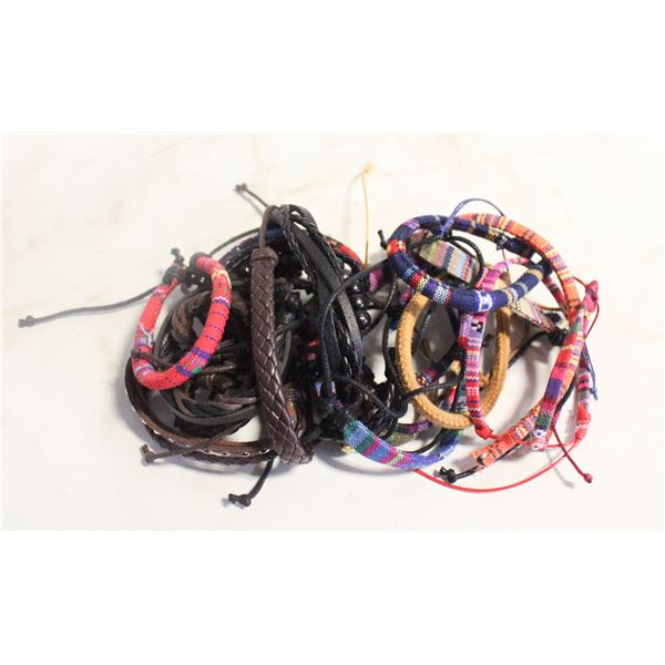 20 BRACELETS LEATHER & MORE