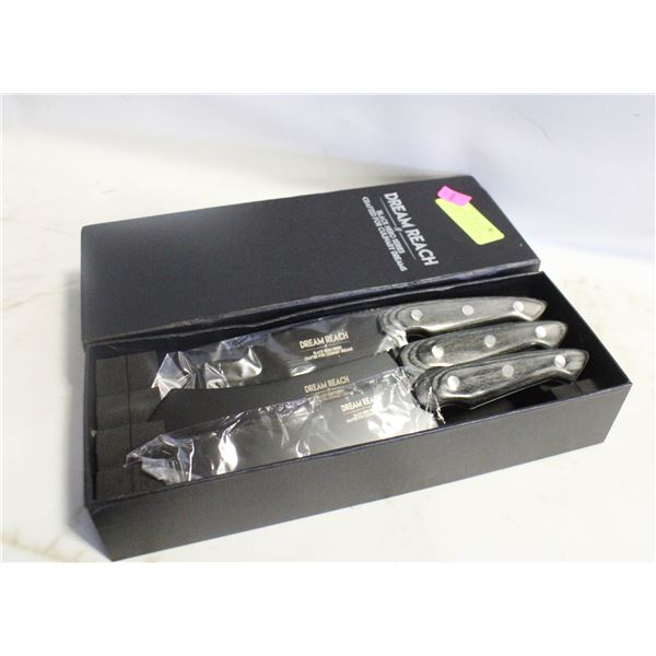 NEW DREAM REACH 3PCS PROFESSIONA;SET ULTRA SHARP