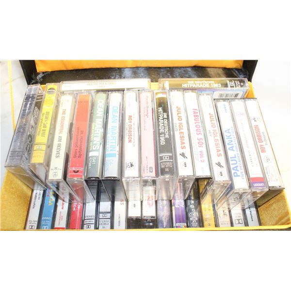 BOX OF 39 OLDIES CASSETTES