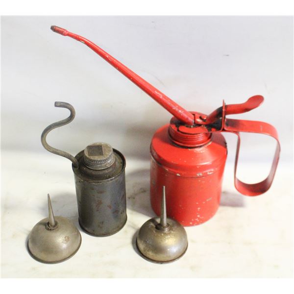 VINTAGE OIL CANS