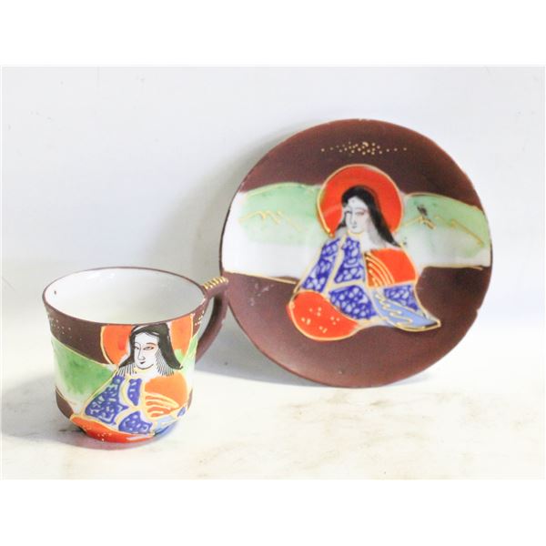 VINTAGE 1930'S SATSUMA GEISHA MORIAGE