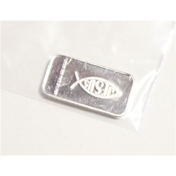 1 GRAM SILVER JESUS BAR
