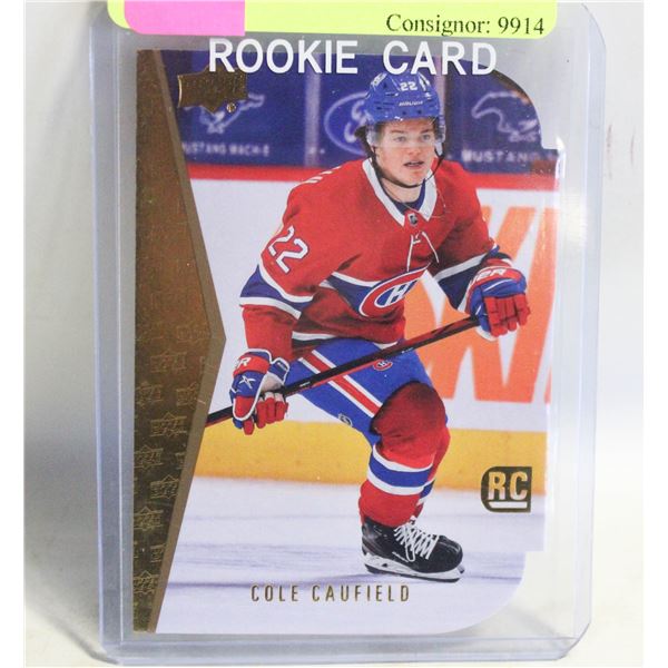 COLE CAUFIELD ROOKIE CARD