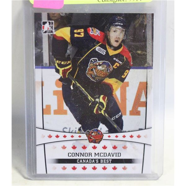 CONNOR MCDAVID PRE ROOKIE CARD
