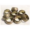 Image 1 : EIGHT BRASS NAPKIN RINGS