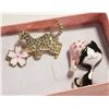 Image 1 : NEW 2PCS CATS LOVERS  BROOCH SET