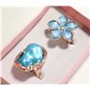 Image 1 : NEW 2PCS/SET RING SET SZ8
